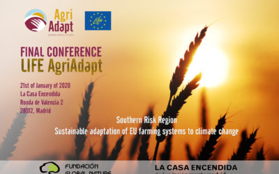 Die spanischen Partner des LIFE Projekts LIFE AgriAdapt halten ihre Abschlusskonferenz in Madrid ab